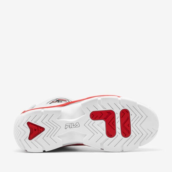 Fila Grant Hill 2 OG Mid Mens Basketball Shoes White Red 1BM00637-114 NEW Size 9 - Picture 7 of 9